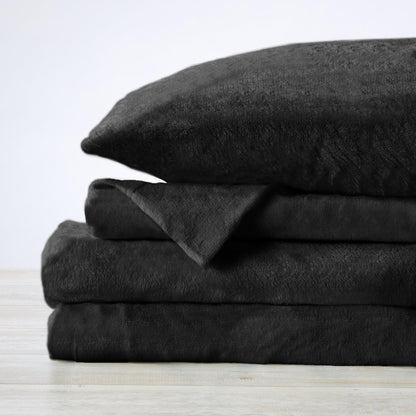 Solid Plush Sheet - Velvet Luxe Collection - - Sheets
