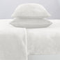 Solid Plush Sheet - Velvet Luxe Collection - Winter White - Sheets