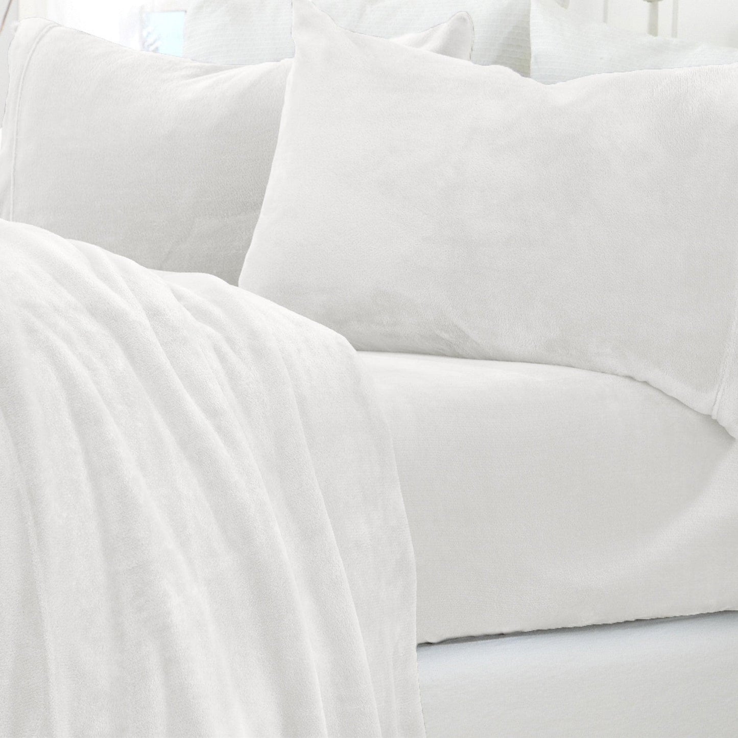 Solid Plush Sheet - Velvet Luxe Collection - - Sheets