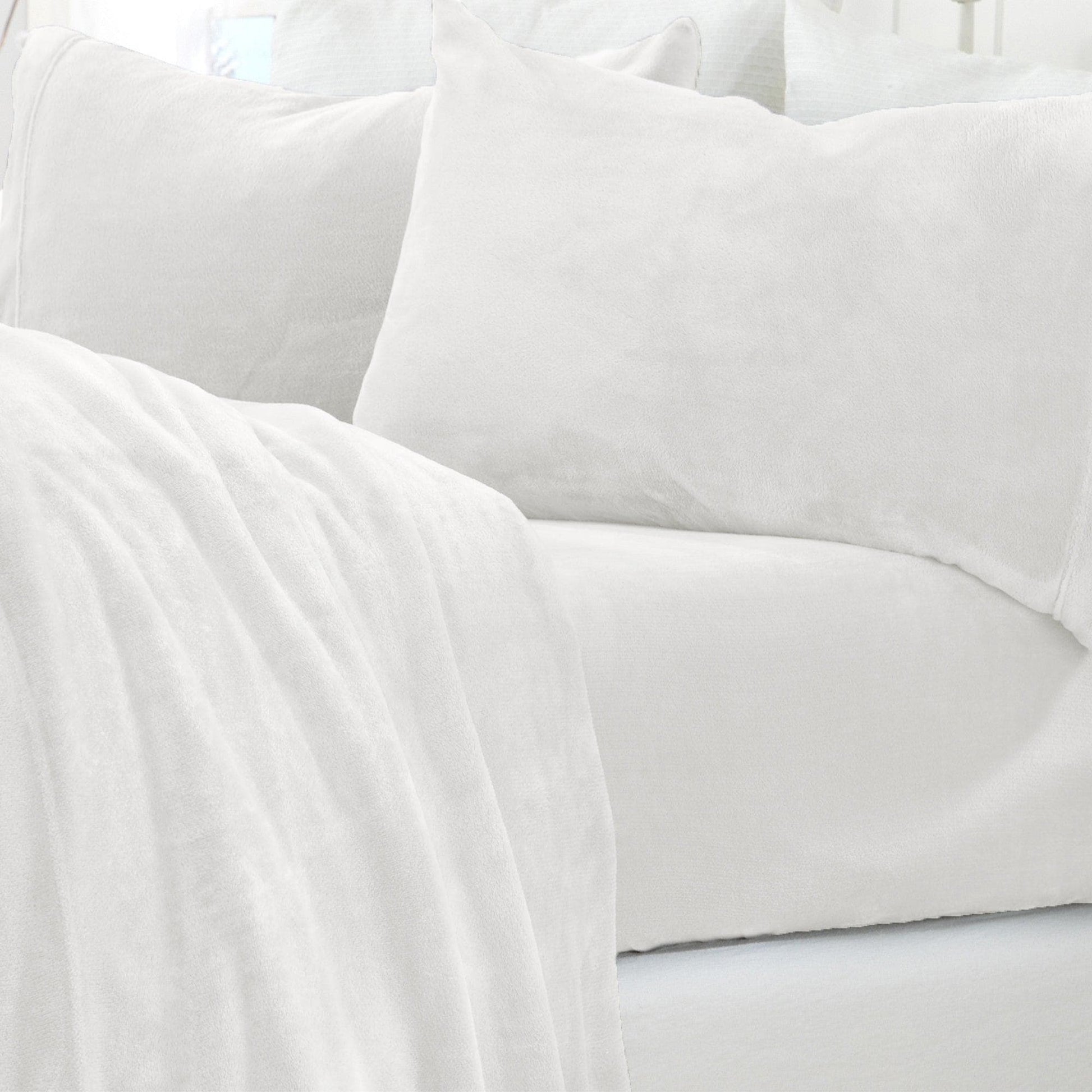 Solid Plush Sheet - Velvet Luxe Collection - - Sheets