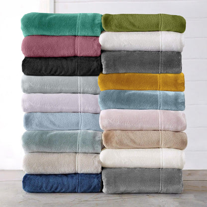 Solid Plush Sheet - Velvet Luxe Collection - - Sheets