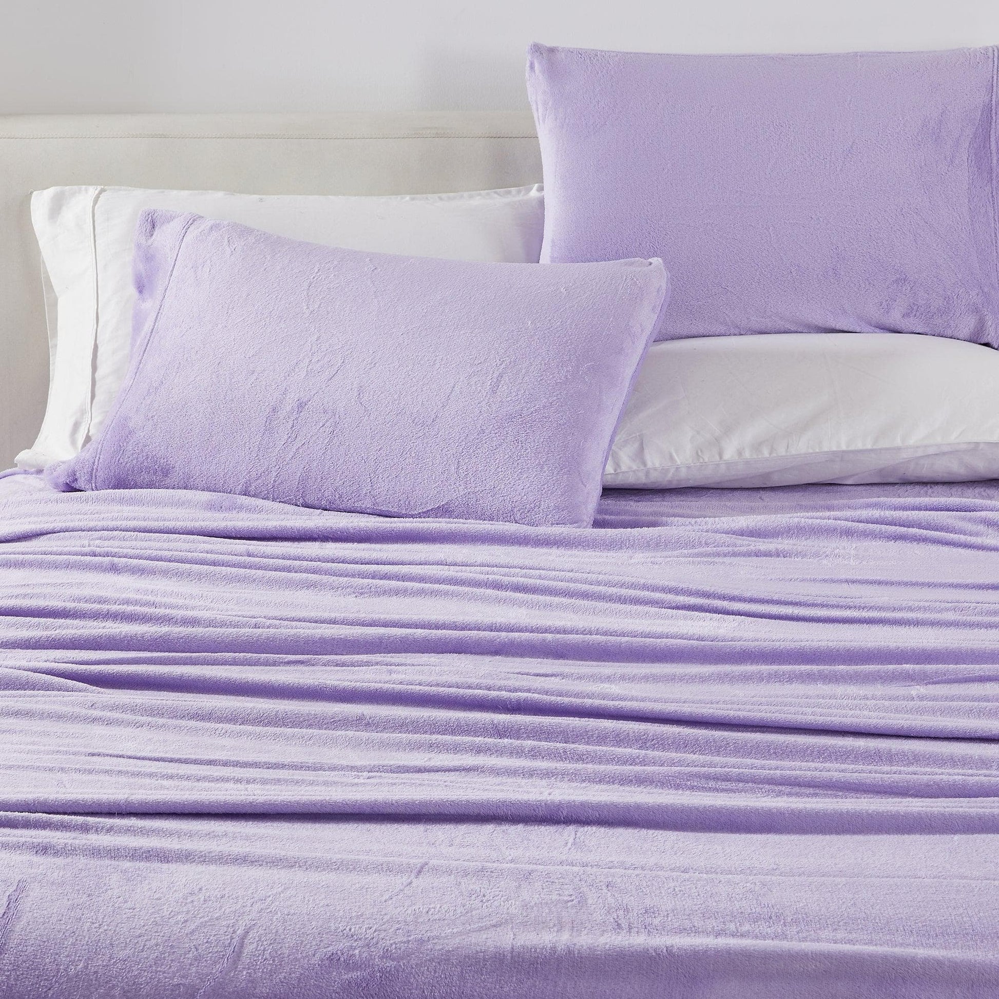 Solid Plush Sheet - Velvet Luxe Collection - - Sheets