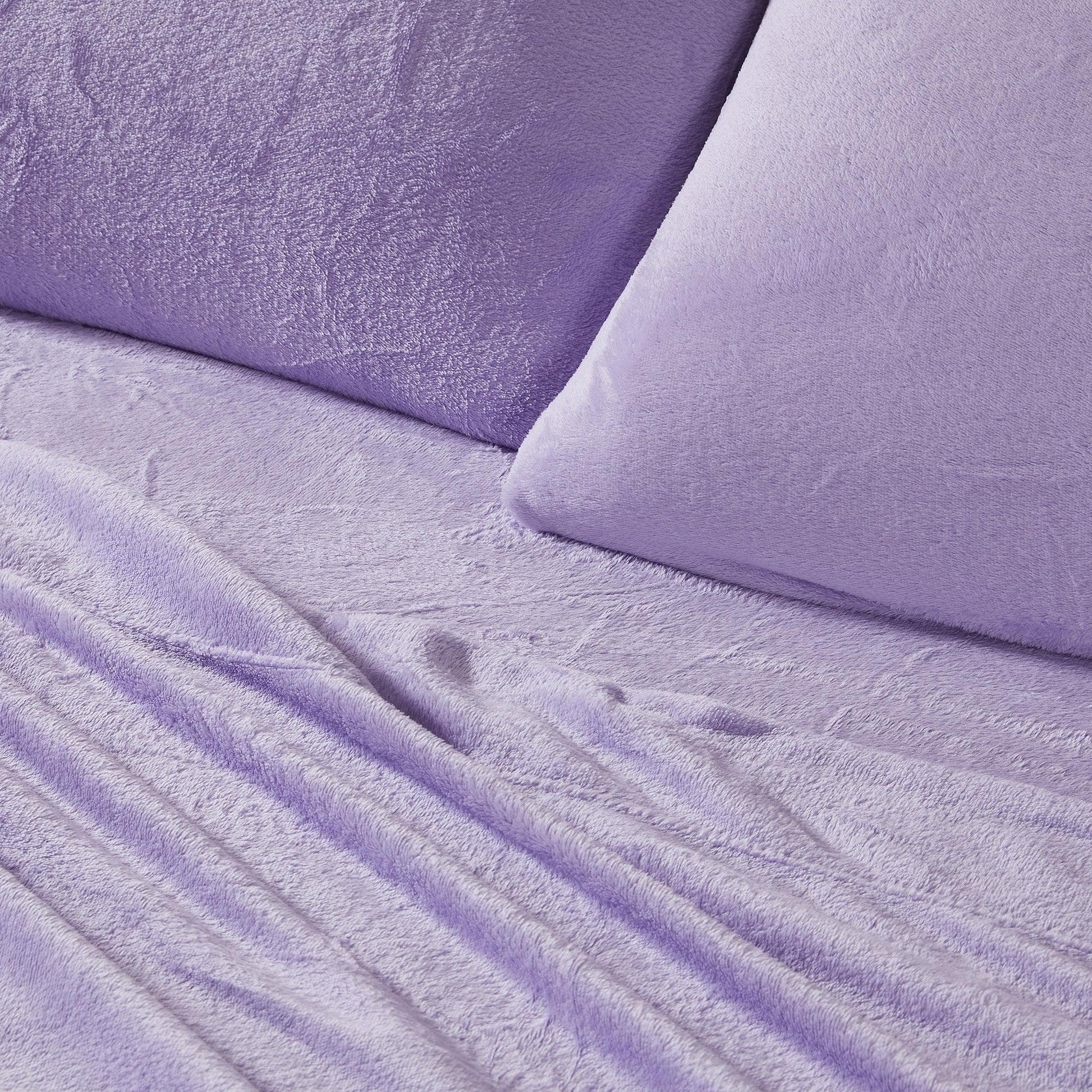 Solid Plush Sheet - Velvet Luxe Collection - - Sheets