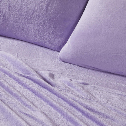Solid Plush Sheet - Velvet Luxe Collection - - Sheets