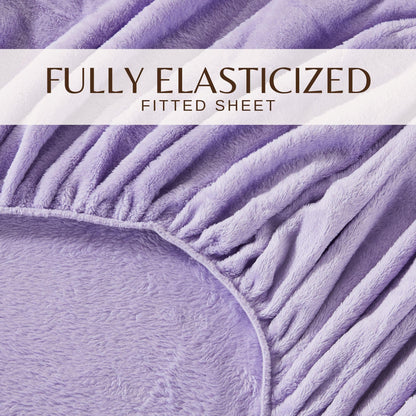 Solid Plush Sheet - Velvet Luxe Collection - - Sheets