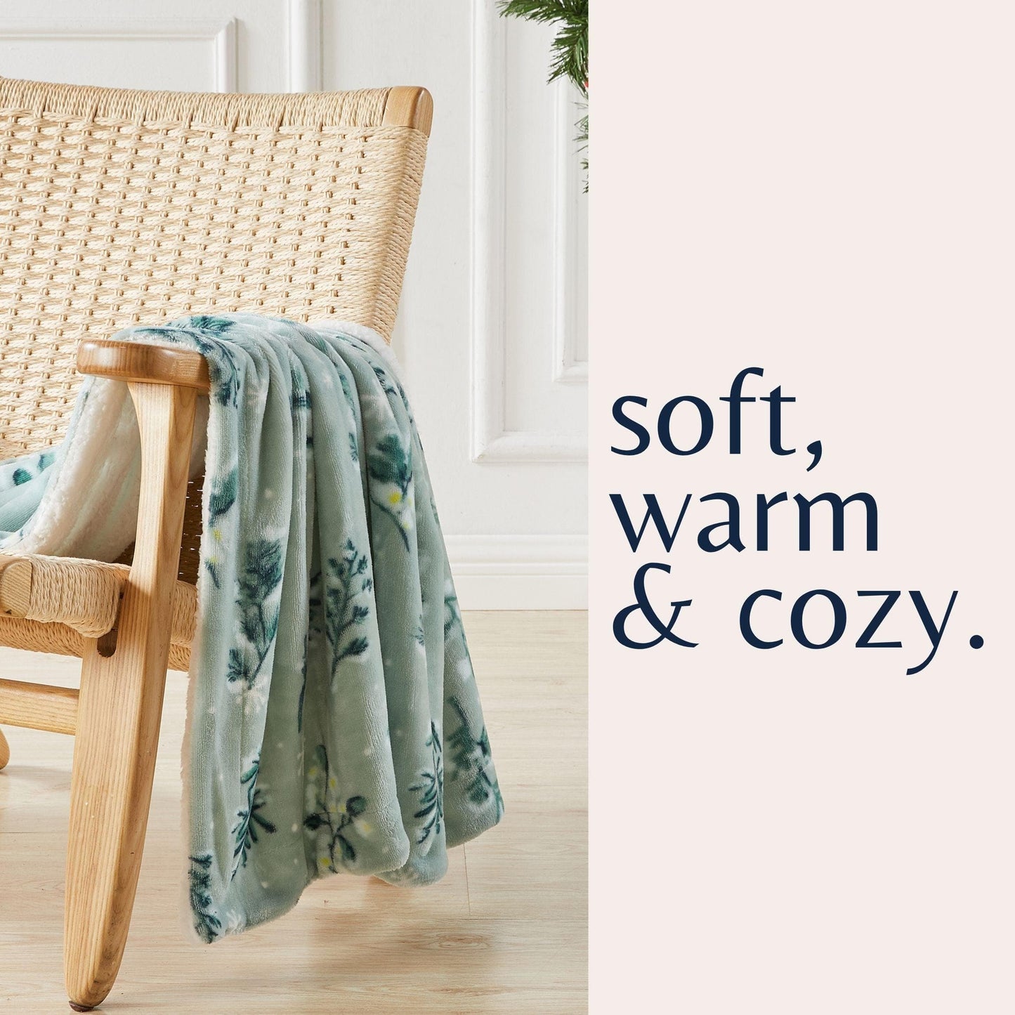 Velvet Plush Sherpa Luxury Bed Blanket - Kinsley Collection - -