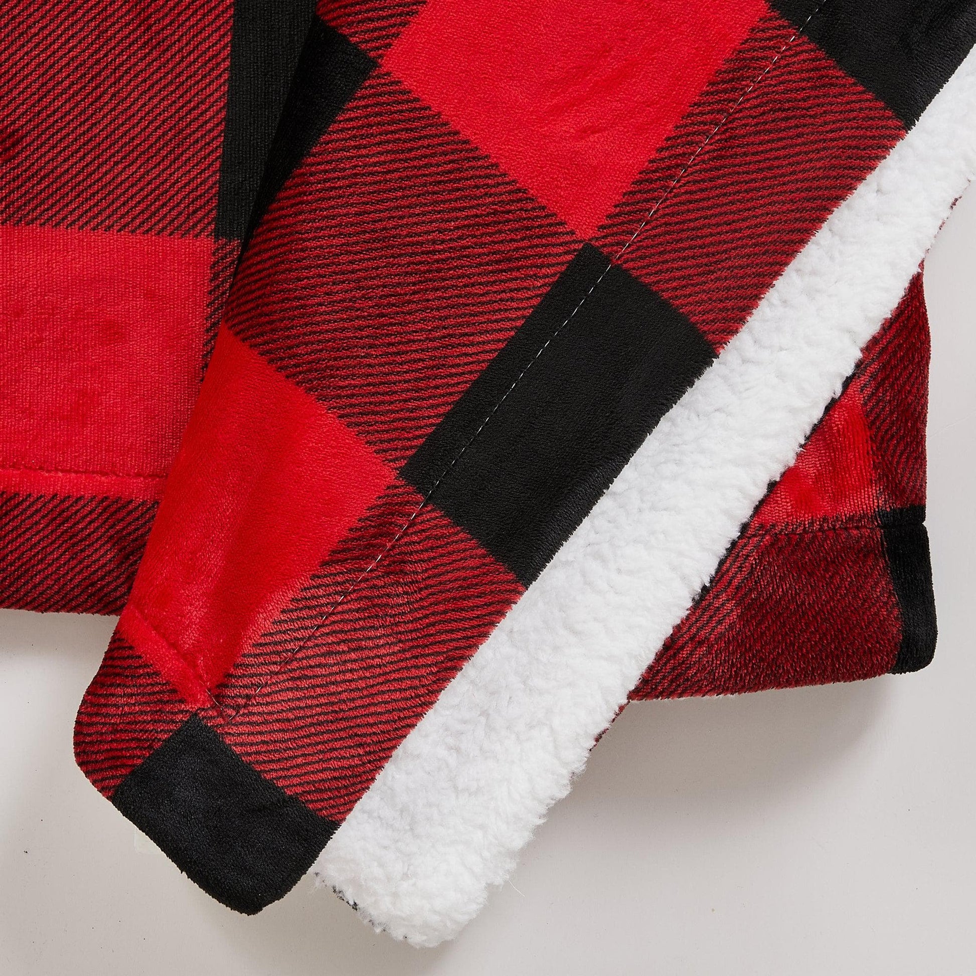 Velvet Plush Sherpa Luxury Bed Blanket - Kinsley Collection - -