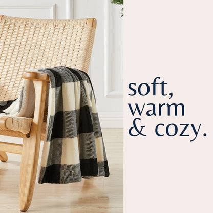Velvet Plush Sherpa Luxury Bed Blanket - Kinsley Collection - -