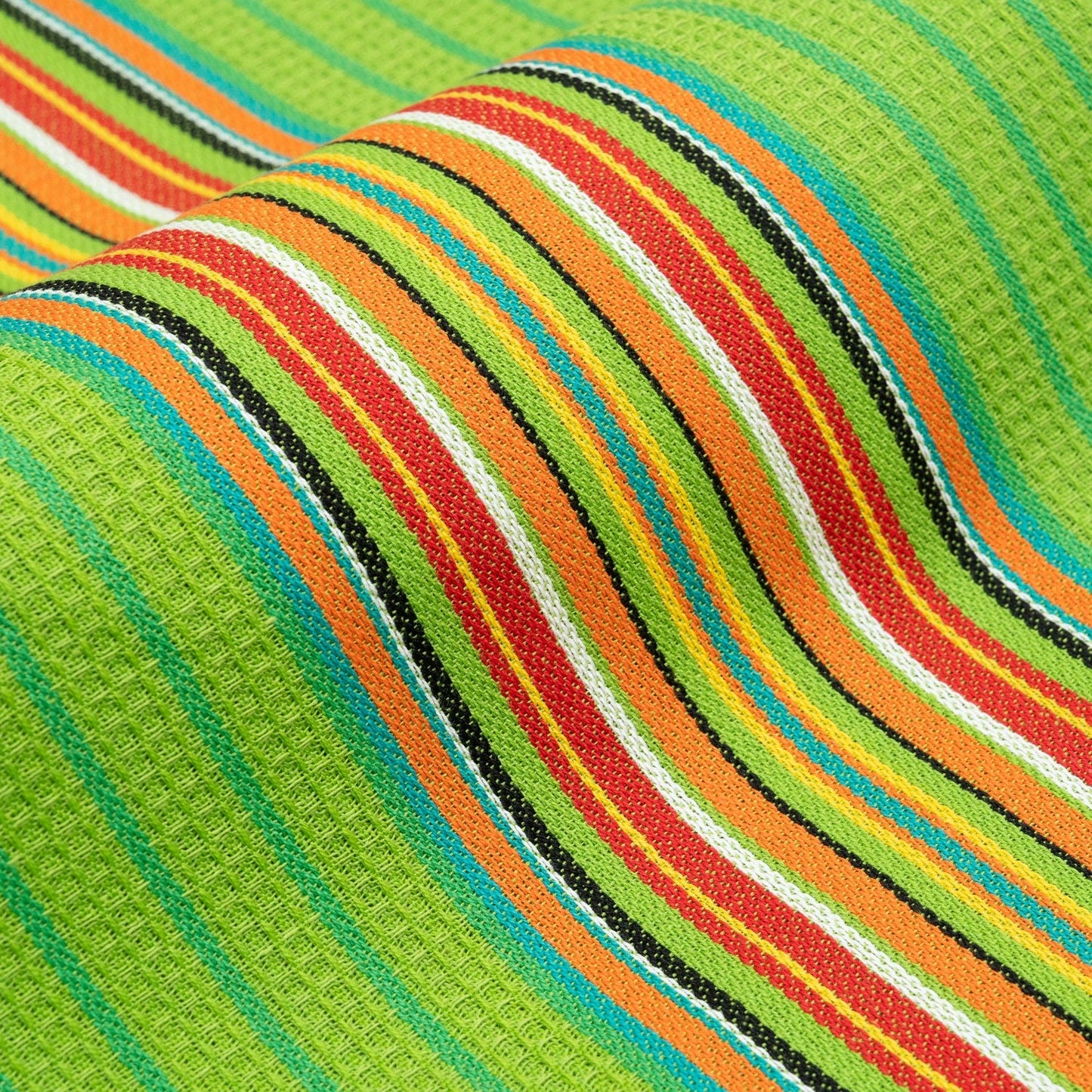 Salsa Stripe Kitchen Towels - -
