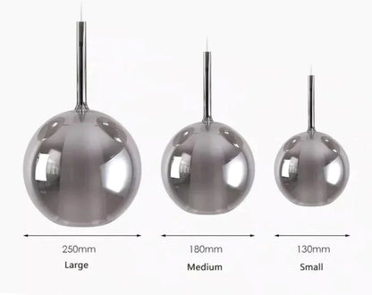 Glass Lampshade Style Pendant Lights - Kia Day Design