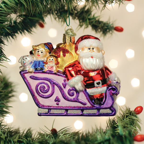 Santa And Friends Ornament- The Country Christmas Loft- {{Product type}}