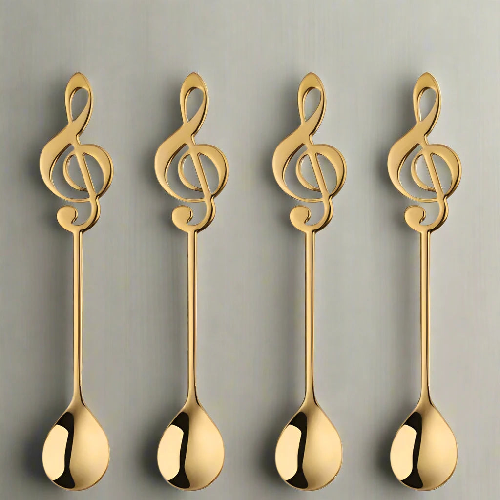 Musical Note Coffee Spoons