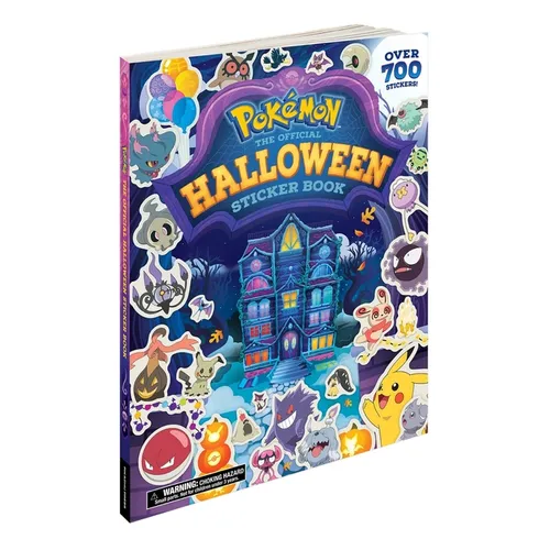Pokémon Halloween: The Official Sticker Book: Over 700 Stickers! - Paperback - - Books