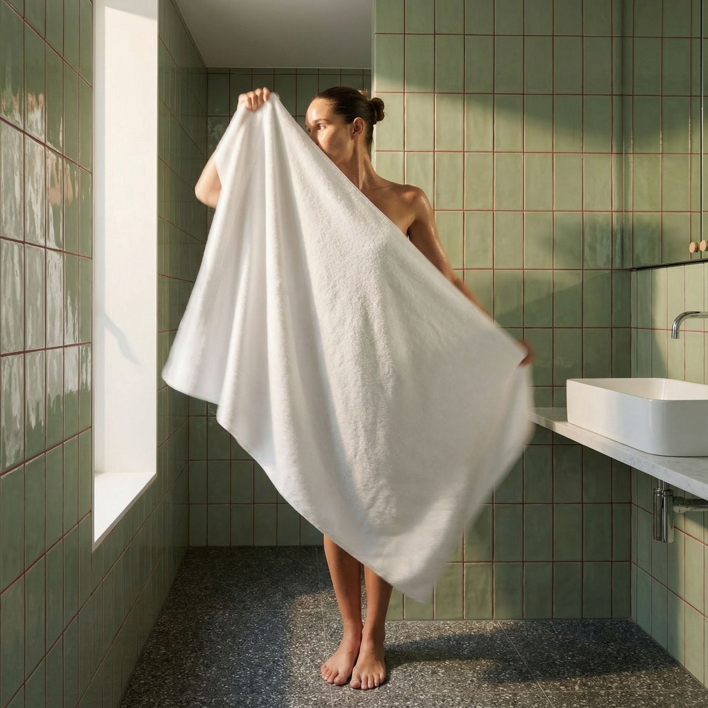 Ultraplush Australian Cotton Towels - White Bath Sheets (set of 2) - Home - Bath
