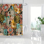 Colorful Bohemian Floral Waterproof Shower Curtain - Kia Day Design