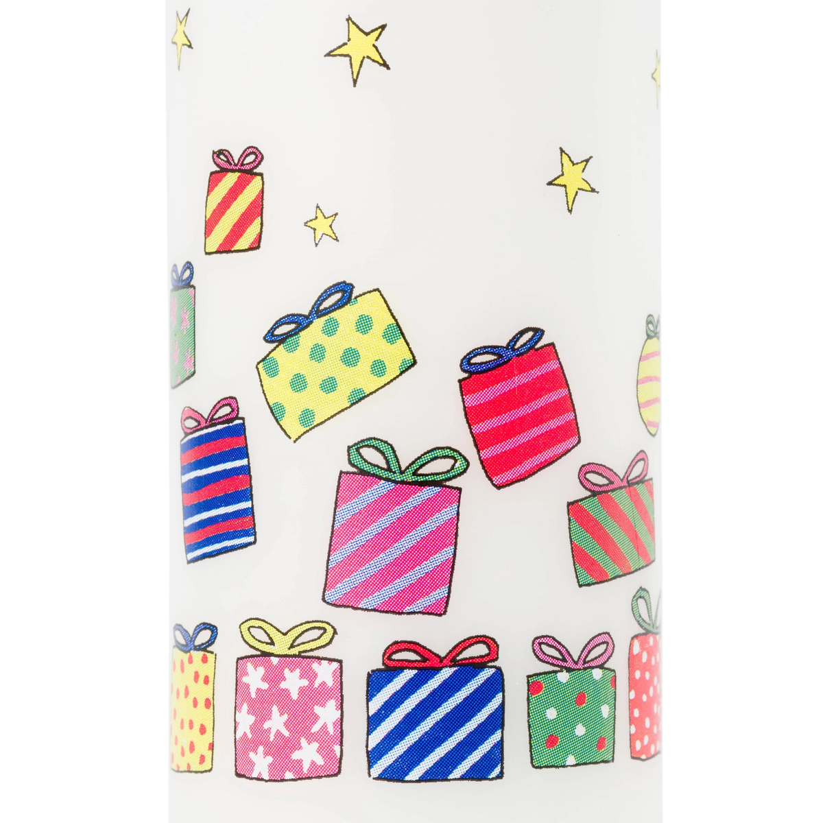 Santa's Sleigh Advent Large Pillar Candle - - Home & Living >> Candles >> Pillar