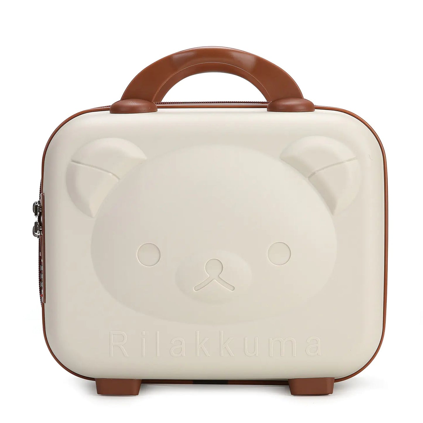 Luxury Cartoon Bear Travel Suitcase for Kids (14-Inch) Kia Day Design