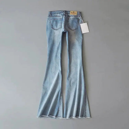 Slim Fit Stretch Denim Pants with Speaker Design