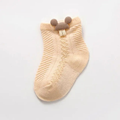 Thin Baby Socks khaki M 1-2Y 10-12cm