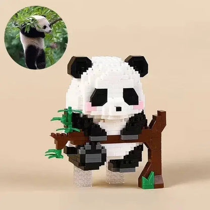 Cute Panda Series Building Block Toys Kia Day Design