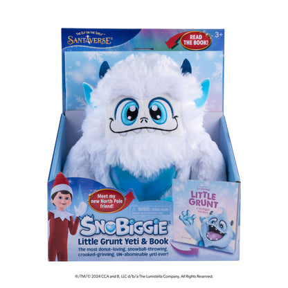 Little Grunt Plush Yeti and Book - Default Title - Christmas >> Christmas Plush