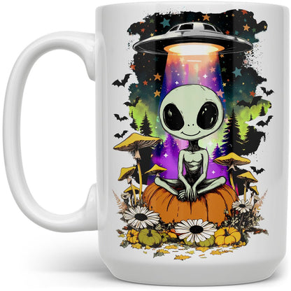 Halloween Alien Mug - 15oz -