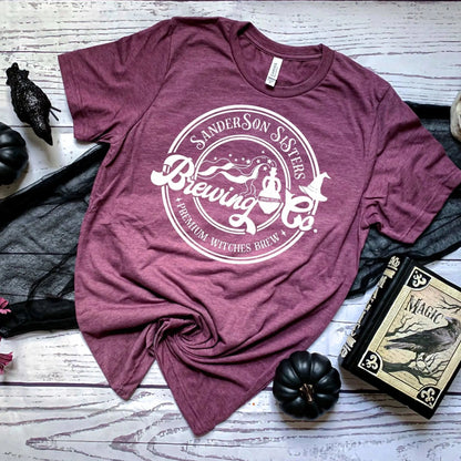 Halloween Tshirt, Sanderson Sisters Brewing Company T-shirt - -
