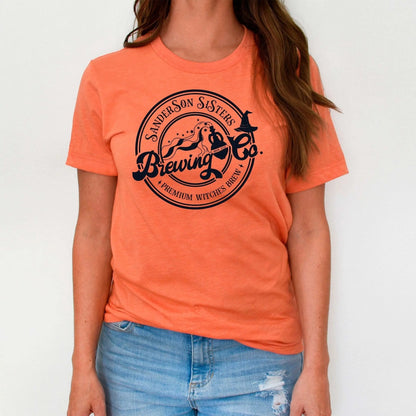 Halloween Tshirt, Sanderson Sisters Brewing Company T-shirt - -