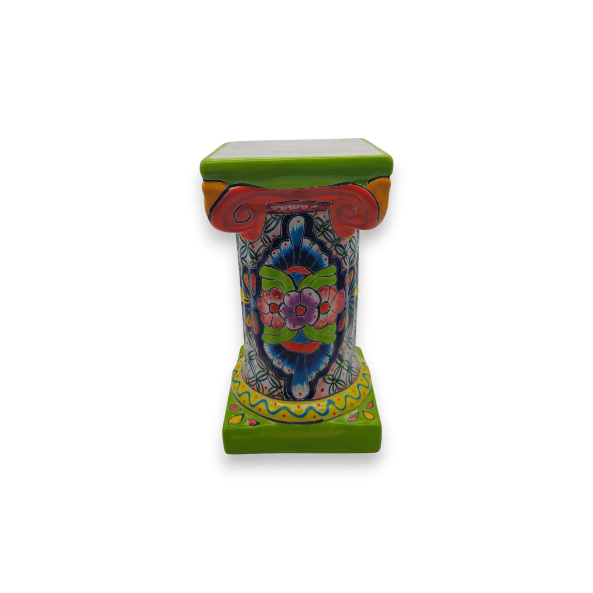 Colorful Talavera Bird Bath | Hand-Painted Ceramic Garden Art- The Talavera Hub- {{Product type}}