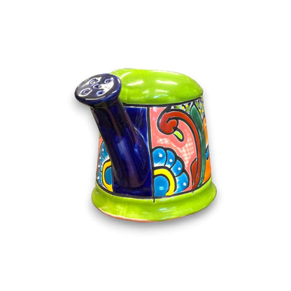 Talavera Watering Can Planter Hand-Painted Mexican Pottery - - Talavera Planter