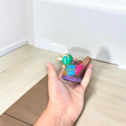 Small Aztec Bird Whistle | Handmade Cultural Ceramic Decor- The Talavera Hub- {{Product type}}