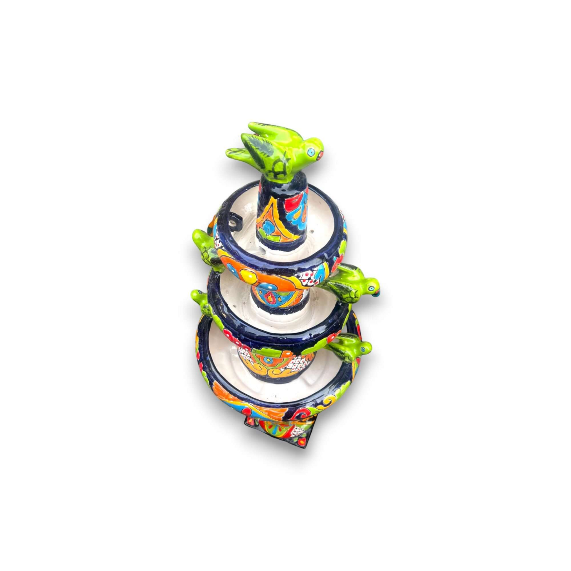 Handmade Talavera Fountain Authentic Mexican Art - - Talavera Fountain