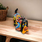 Colorful Talavera Bloodhound Statue Handmade Dog Art - - Talavera Statue