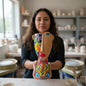 Talavera Lady Planter Handmade Mexican Folk Art - - Talavera Planter