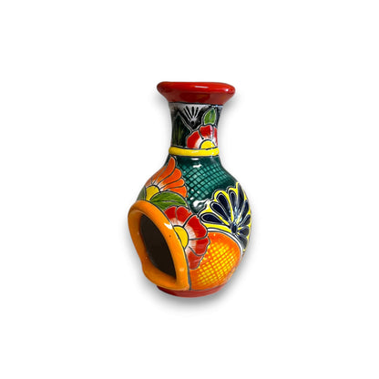 Handmade Talavera Chimney Vibrant Mexican Ceramic Decor - - Talavera Planter
