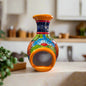 Handmade Talavera Chimney Vibrant Mexican Ceramic Decor - - Talavera Planter