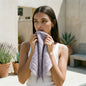 Capri Australian Cotton Towels - Lilac Hand Towels (Set of 2) - Home- Bath