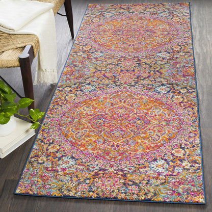 Burnt Orange Ojus Area Rug - - Rugs