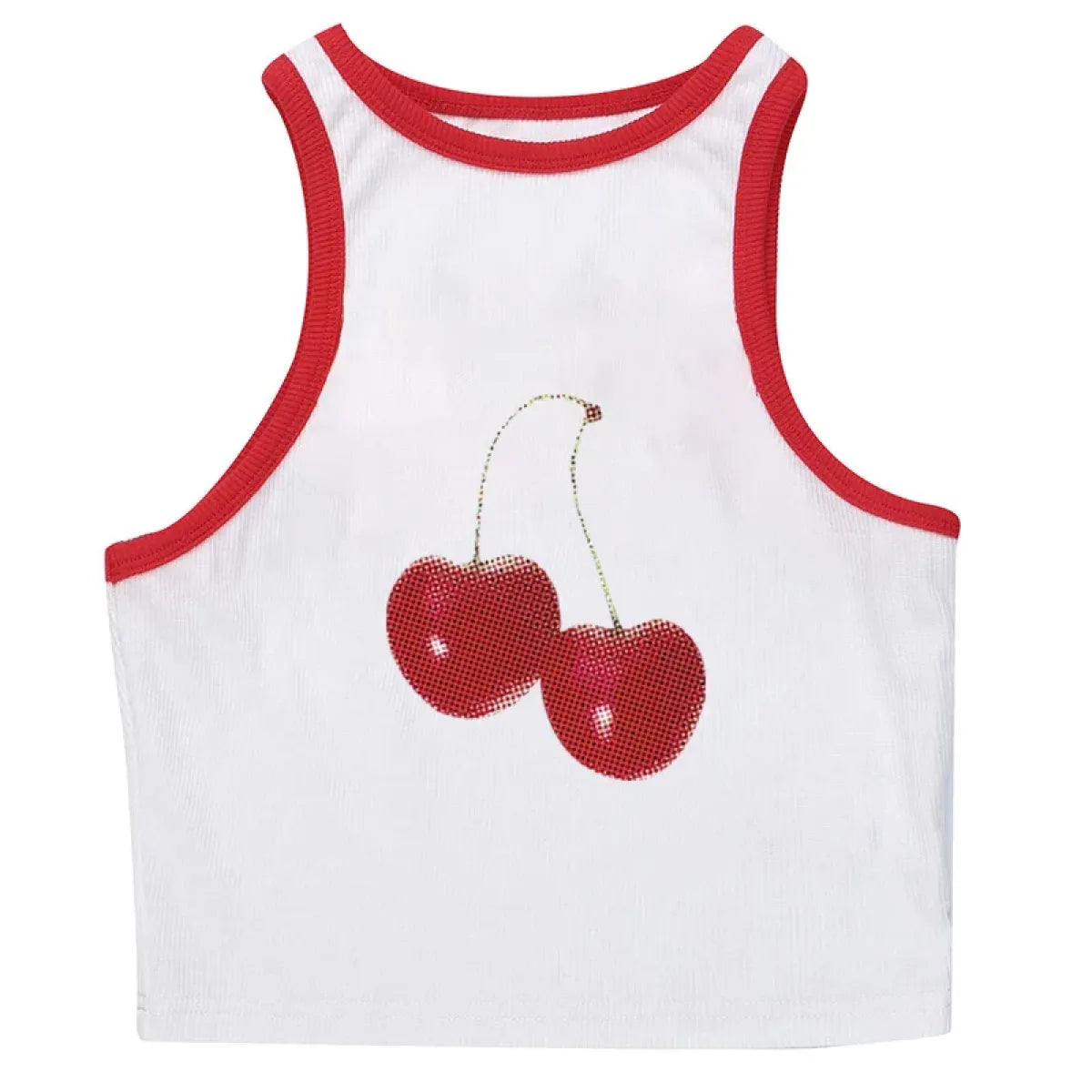 Harajuku Cherry Graphic Print T-Shirt - -