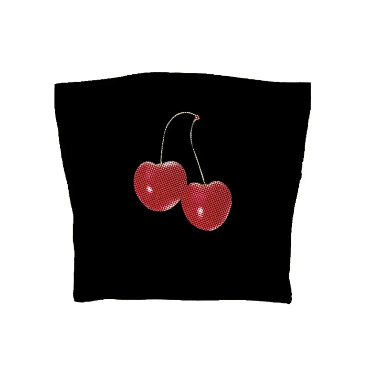 Harajuku Cherry Graphic Print T-Shirt - -