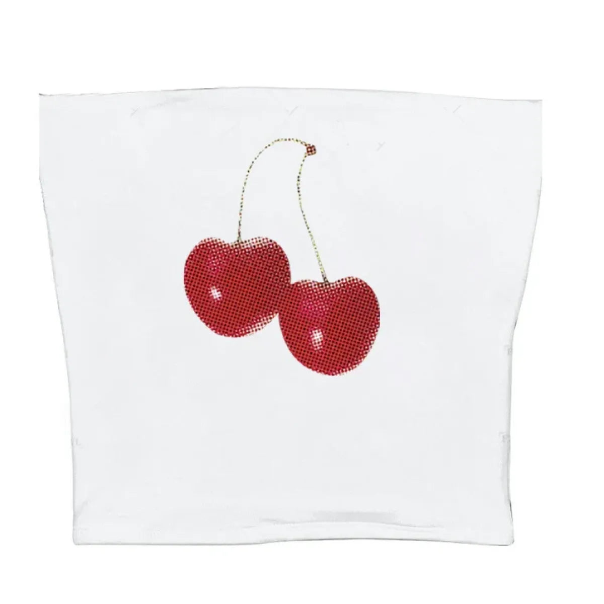 Harajuku Cherry Graphic Print T-Shirt - -