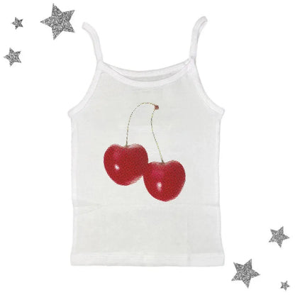 Harajuku Cherry Graphic Print T-Shirt - -