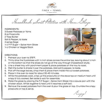 Sugar + Spice Ham Glaze | Finch & Fennel - - Kitchen & Bath