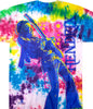 Jimi Hendrix Tie Dye Angus Liquid Blue Mens T-shirt - XL - Men's T-shirts