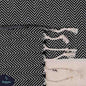 Herringbone Turkish Towel - Black - Towels