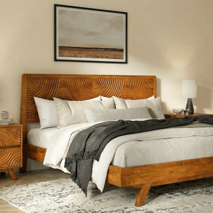 Harmony Solid Wood Bed Frame - - Bed Frame