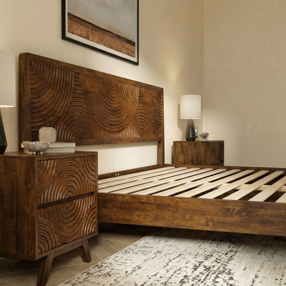 Harmony Solid Wood Bed Frame - - Bed Frame