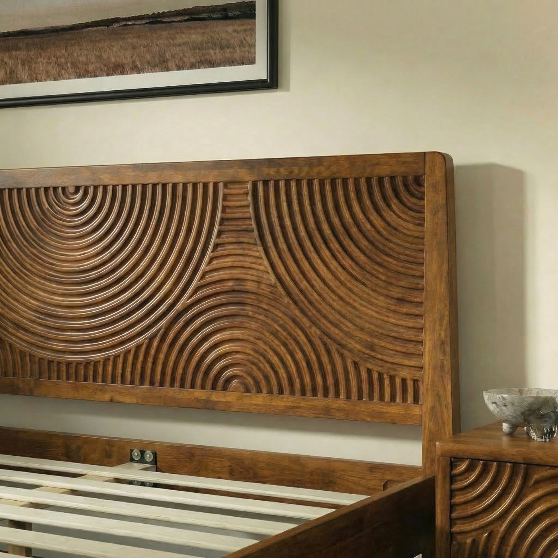 Harmony Solid Wood Bed Frame - - Bed Frame