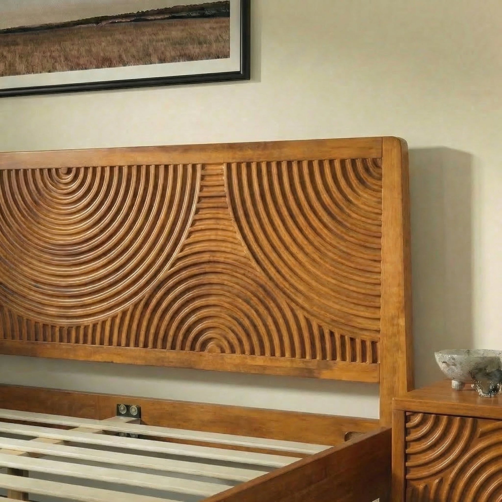Harmony Solid Wood Bed Frame - - Bed Frame