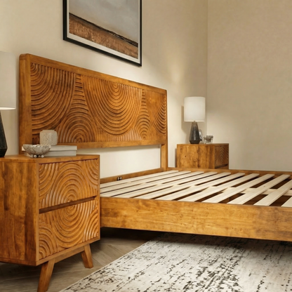 Harmony Solid Wood Bed Frame - - Bed Frame